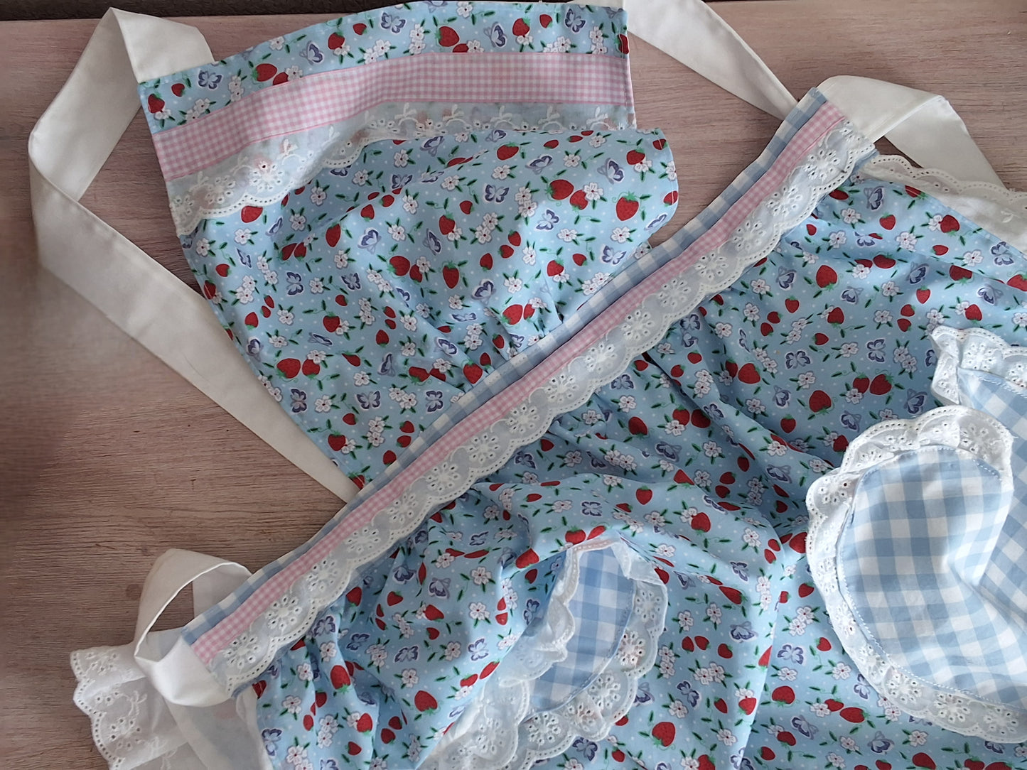 Wild Strawberries Apron