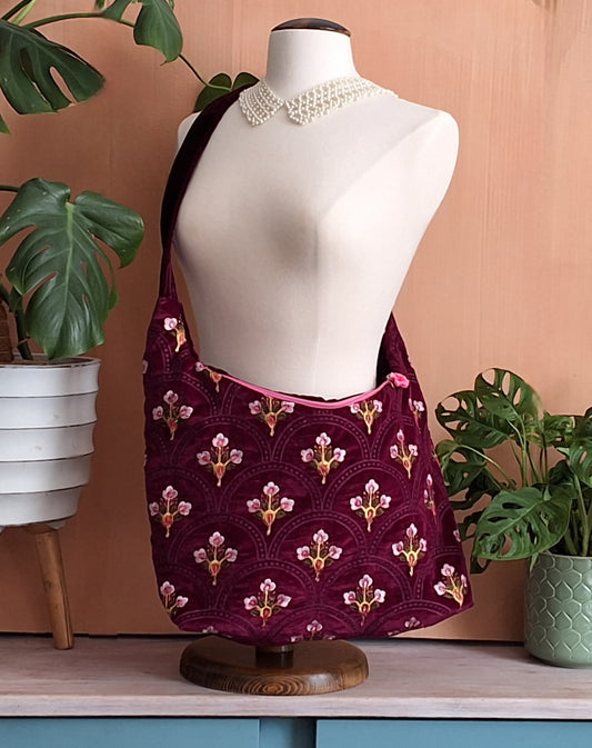 Purple Sapphire Sling Bag