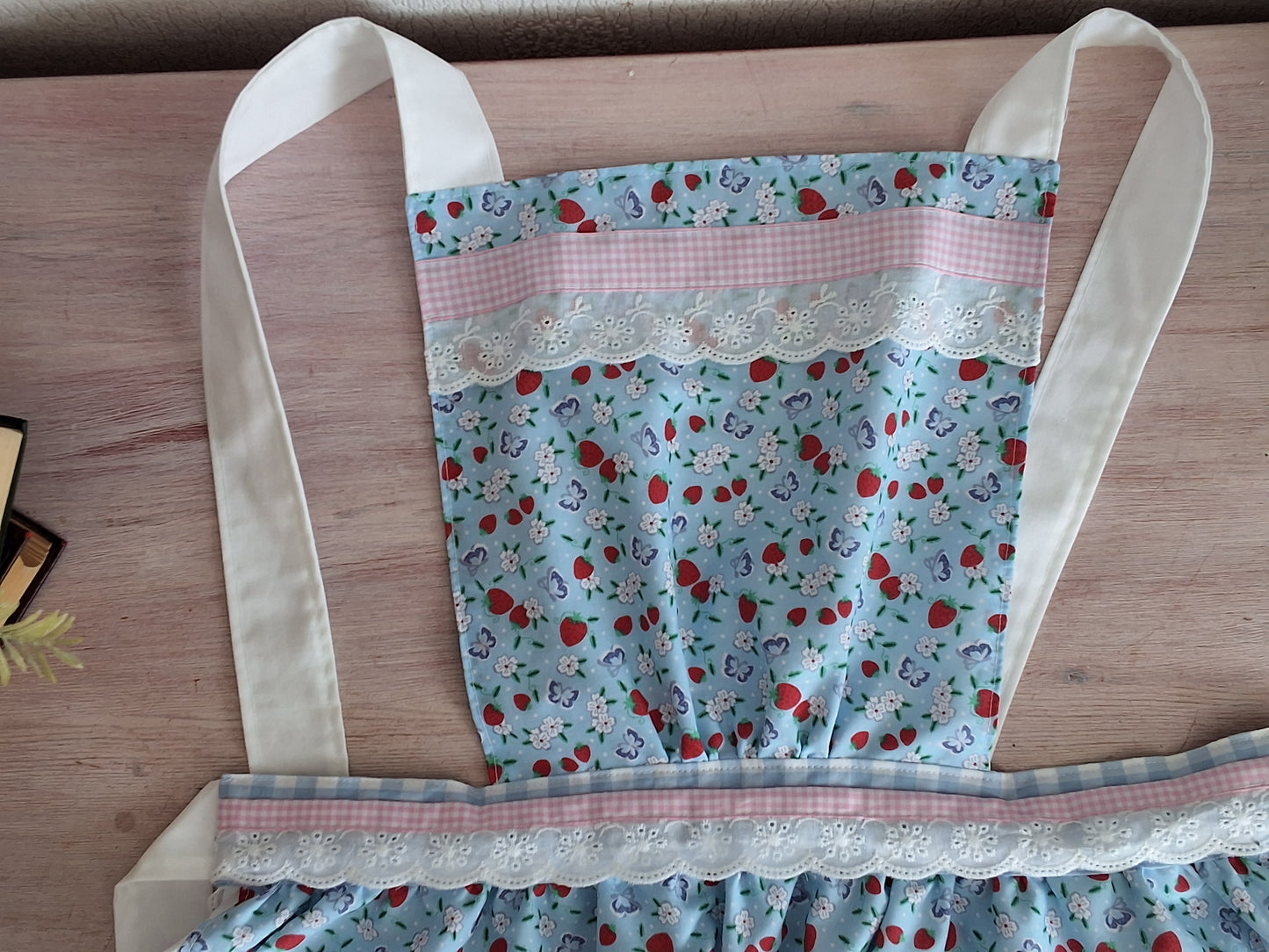 Wild Strawberries Apron