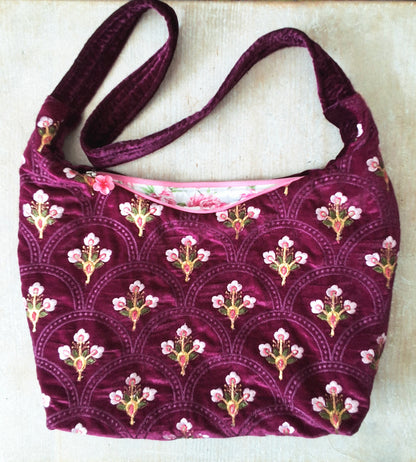 Purple Sapphire Sling Bag
