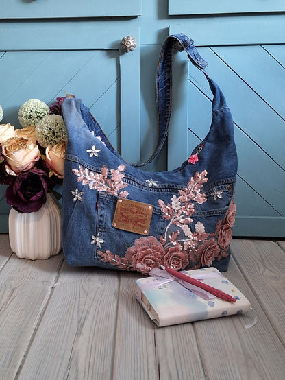 Antique Rose Slouchy Bag