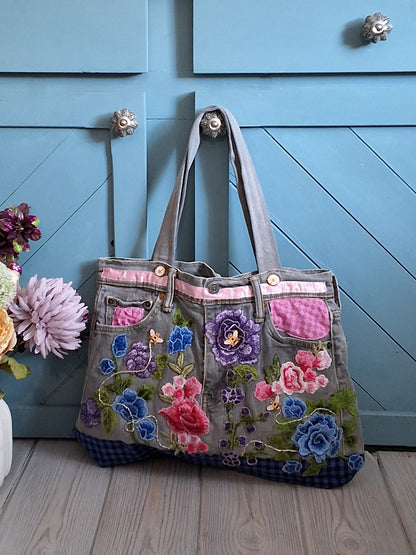 Summer Flower Garden Shoulder Bag