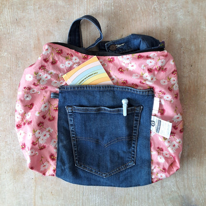 Upcycled Levi Jeans Sling Bag