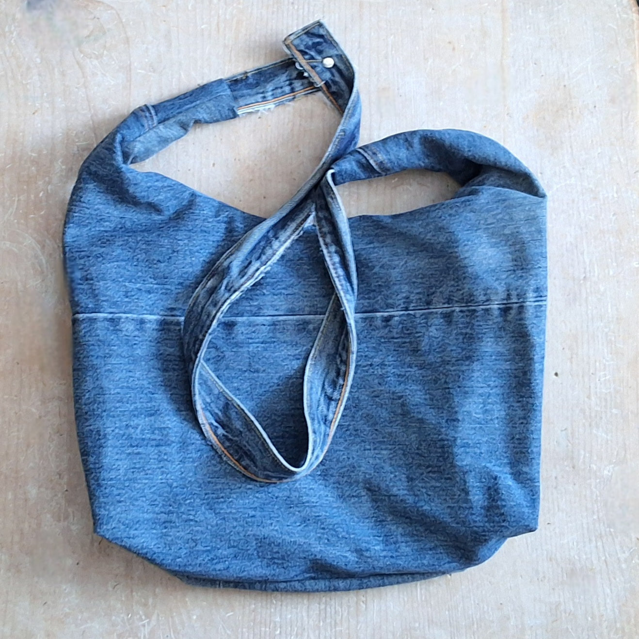 Cornflower Corsage Slouchy Crossbody Bag