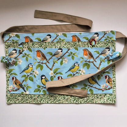 Britsh Birds - gardening apron & gloves gift set