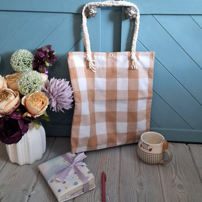 Autumn Cinnamon Apple Tote Shopping Bag