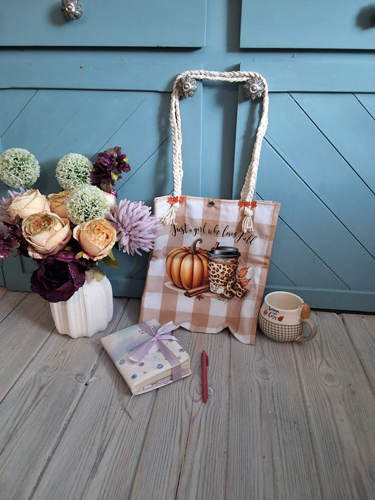 Autumn Coffee Tote Shopping Bag
