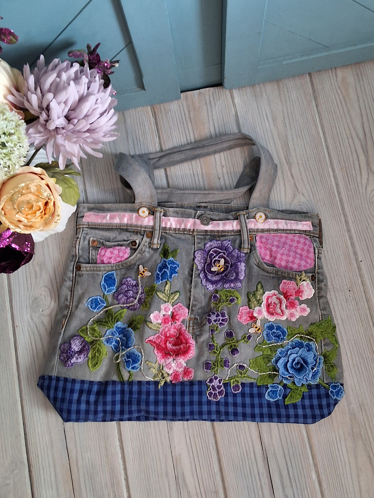 Summer Flower Garden Shoulder Bag